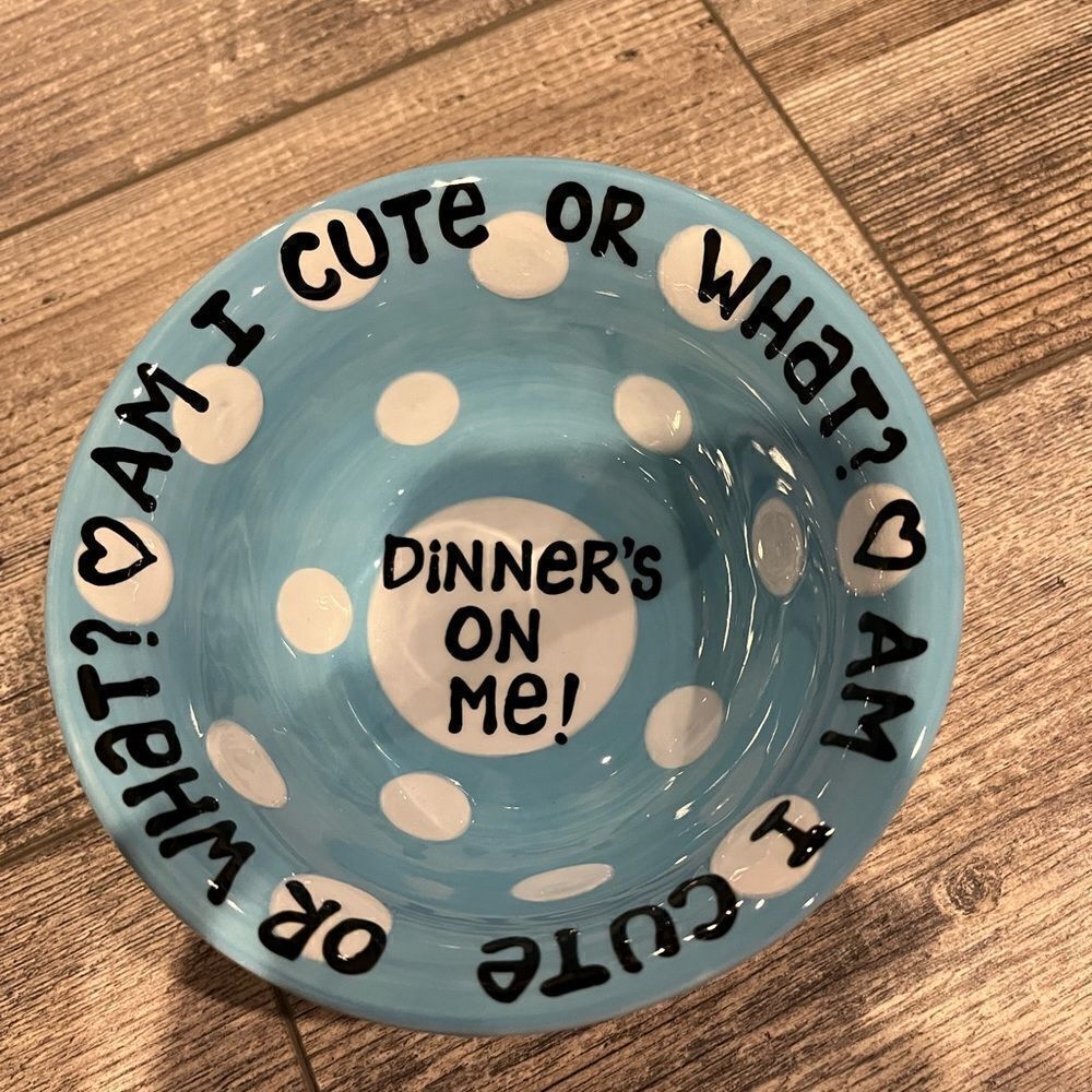 NWT Our Name Is Mud Dinner’s On Me Bowl